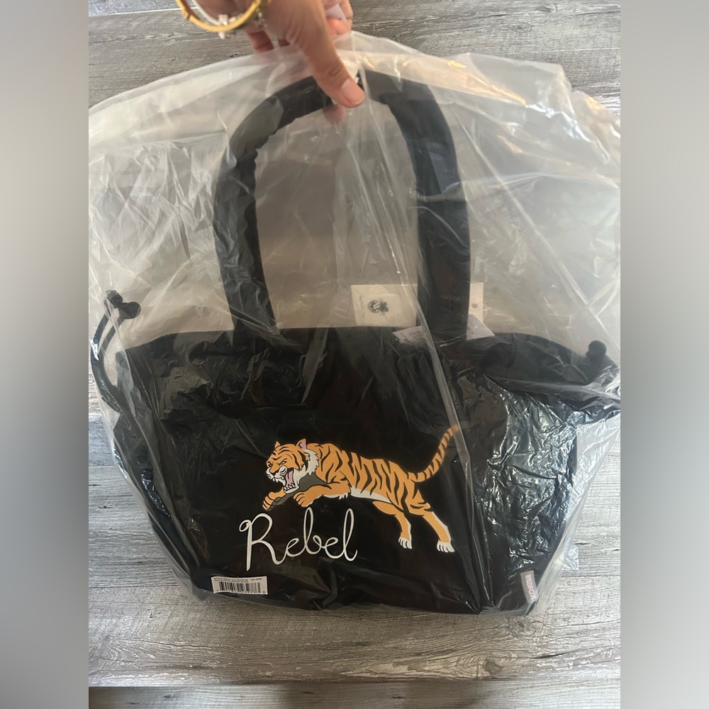 Wildfox Rebel Tiger Black Tote Bag
